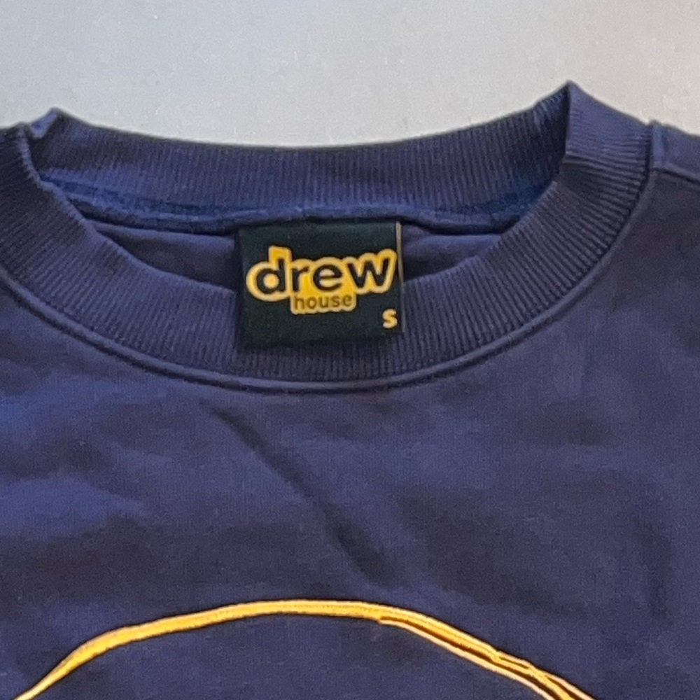 DREW house sketch mascot crewneck navy